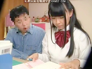 Racy XXX videos of Japanese schoolgirl with math teacher exposed for the world to see - Nippon porn at its finest!