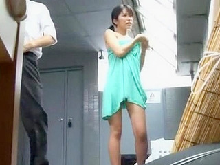 Sexy JAV Cleaning Lady Gets Rough Fucked by Surprising Supervisor