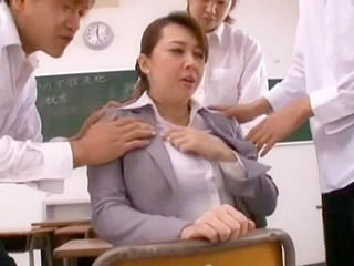 Nippon Teacher Ties Up Students for XXX Fuck Fest in Tokyo