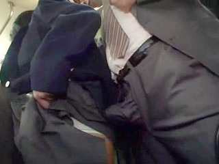 Hot schoolgirl reveals her naughty craving for a quick fuck with a lucky businessman on the bus ride.